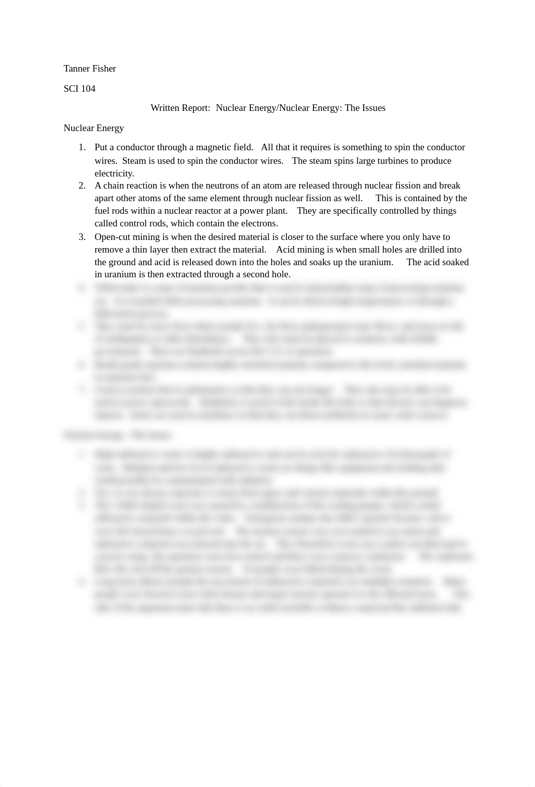 Written Report; Nuclear Energy-Nuclear Energy; The Issues.docx_dfep9fpt67g_page1