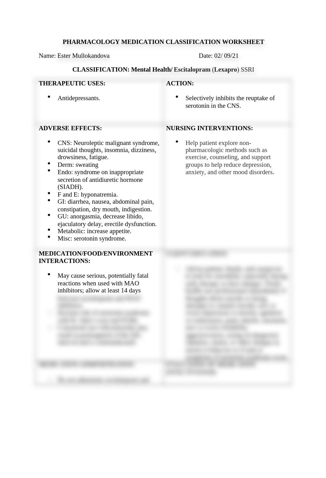 mental health drug worksheet- ester m .docx_dfeqxphj2b3_page1