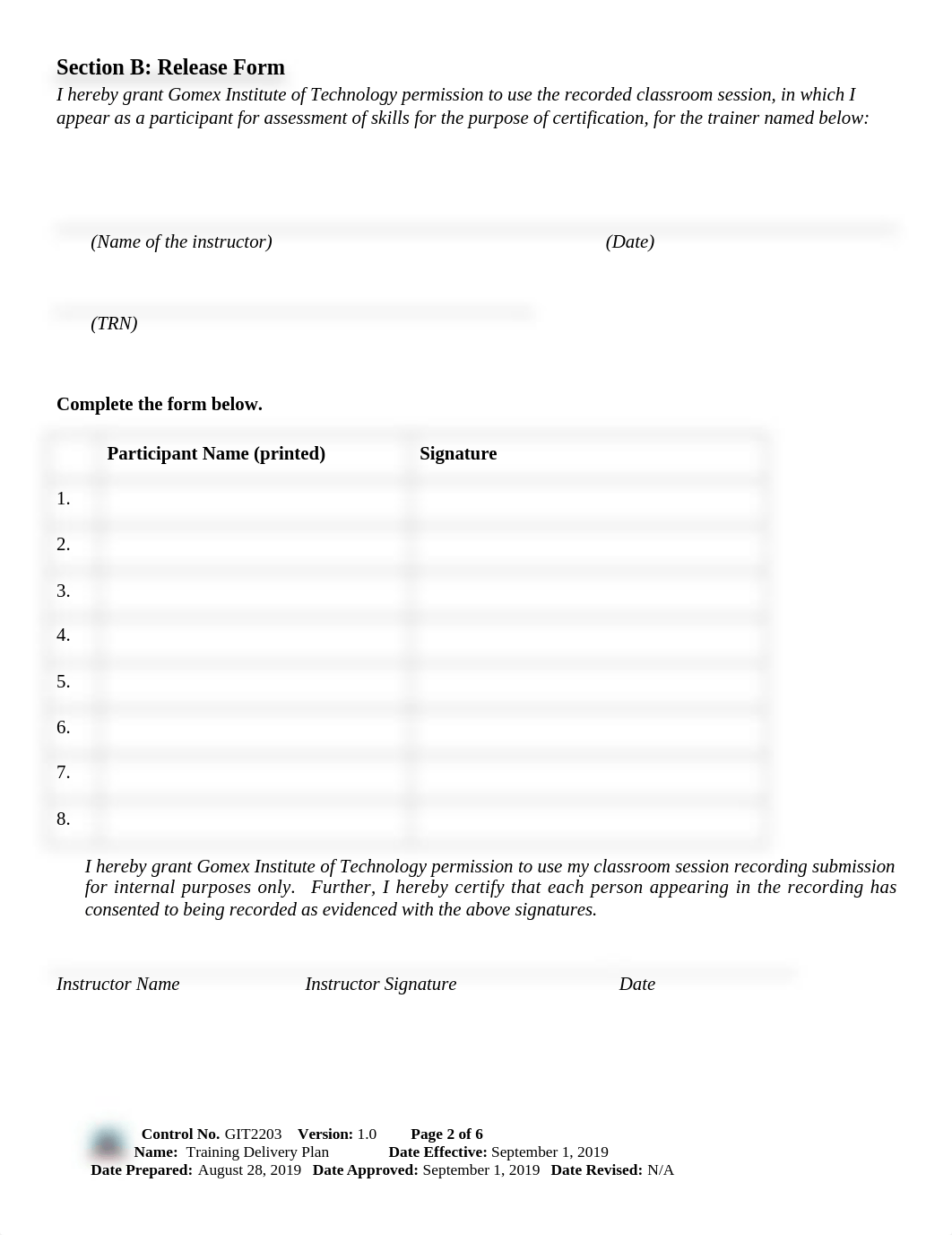 Training and Development Delivery Plan Training Session Candidate.docx_dfesjrevp9l_page2