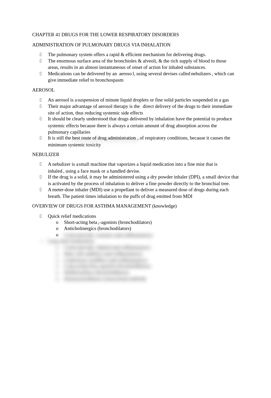 CHAPTER 41 DRUGS FOR THE LOWER RESPIRATORY DISORDERS_dff1kifde12_page1