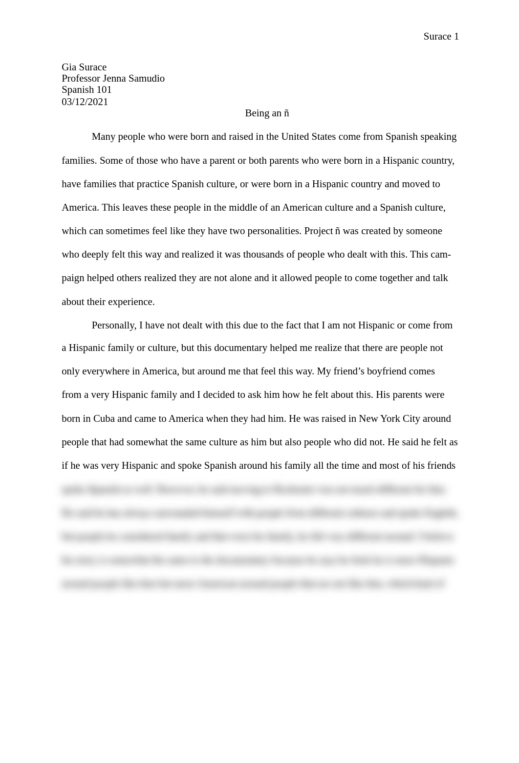 Spanish Cultural Essay.docx_dfg0y9zrdj1_page1