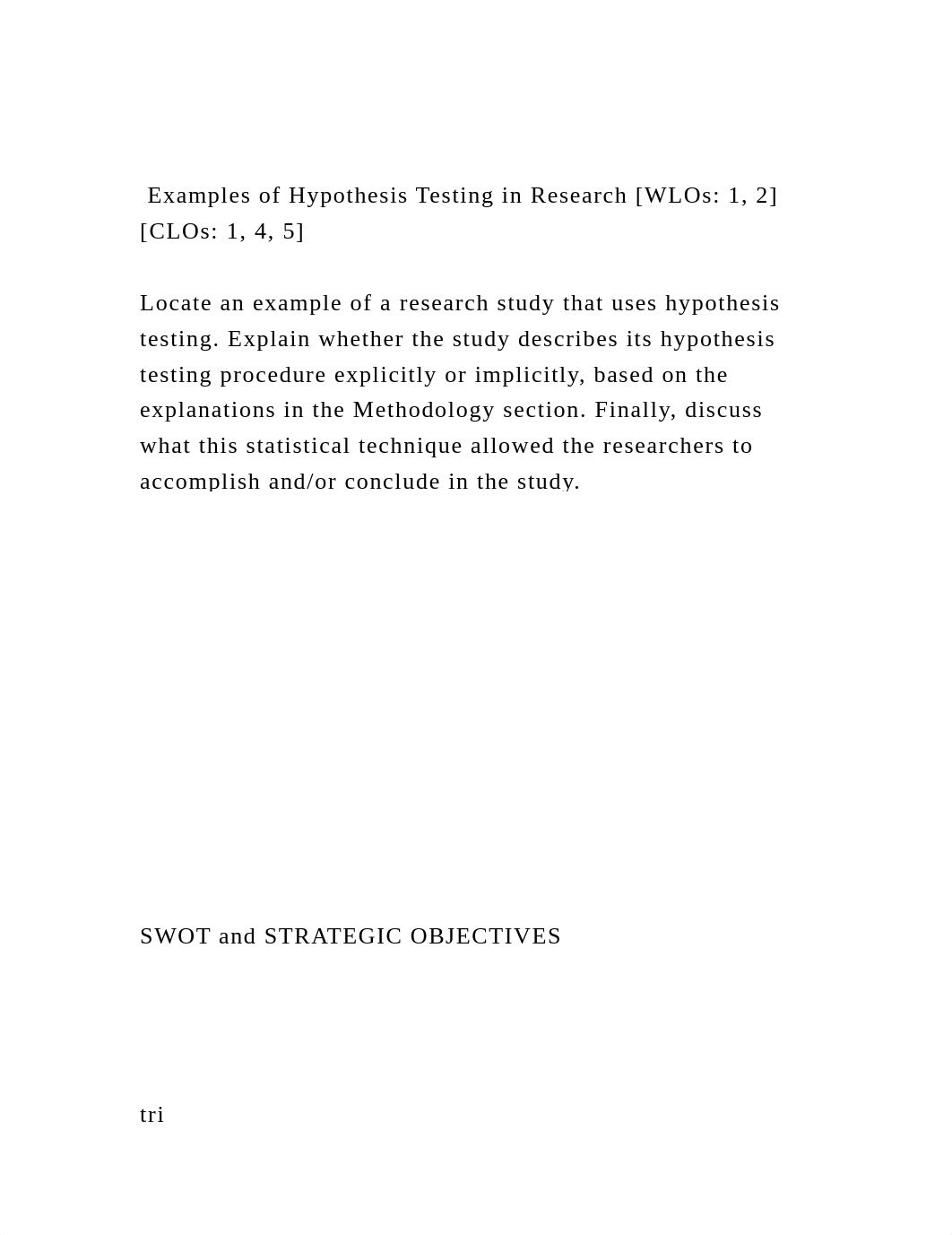 Examples of Hypothesis Testing in Research [WLOs 1, 2] [CLOs 1,.docx_dfg5ugcj817_page2