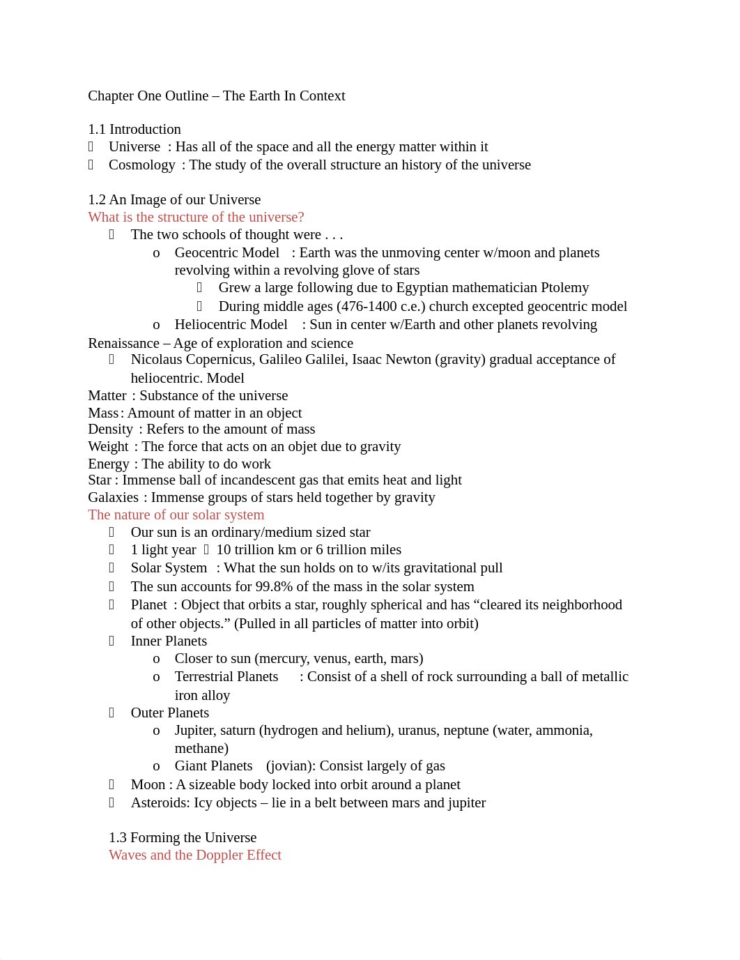 Chapter One Outline - The Earth In Context_dfgbilui796_page1