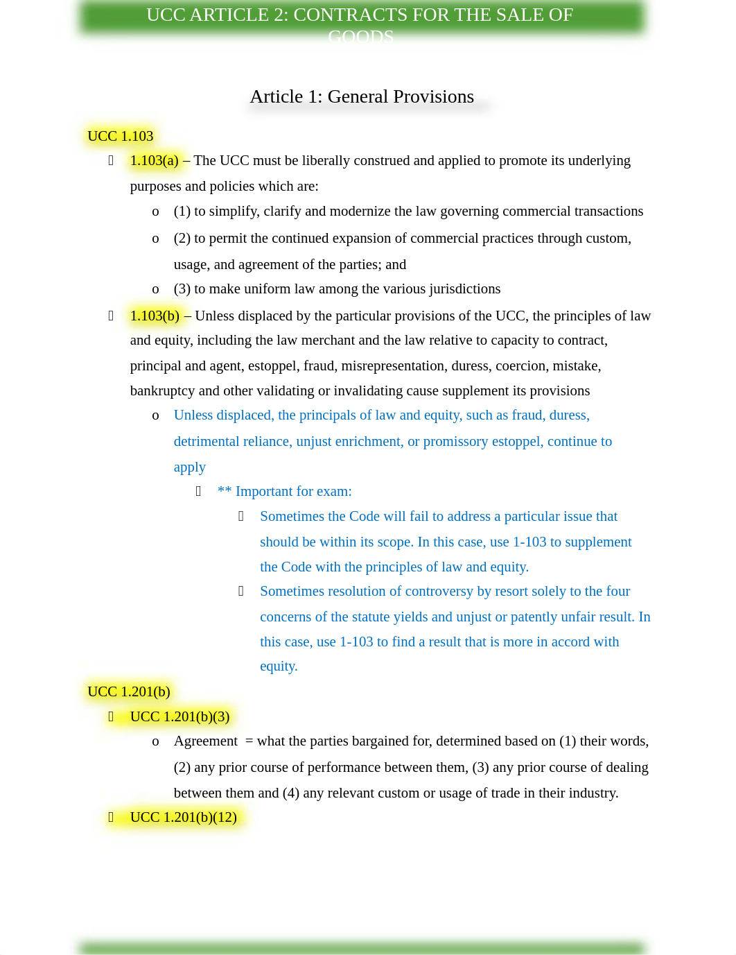 UCC Article 2 Contracts for the Sale of Goods.docx_dfgcefq3wou_page1