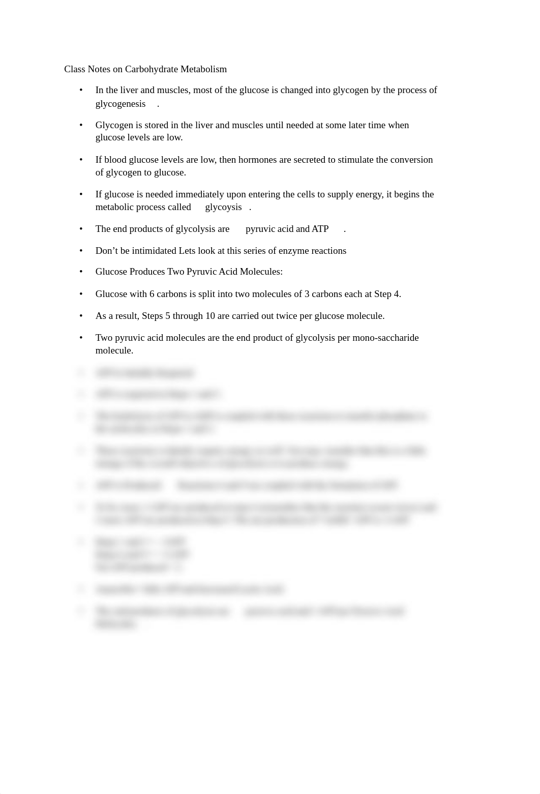 Class Notes on Carbohydrate Metabolism_dfgez7493v7_page1