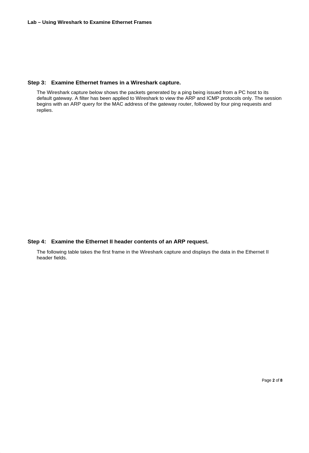 5.1.1.7 Lab - Using Wireshark to Examine Ethernet Frames.docx_dfgjjjbeotj_page2