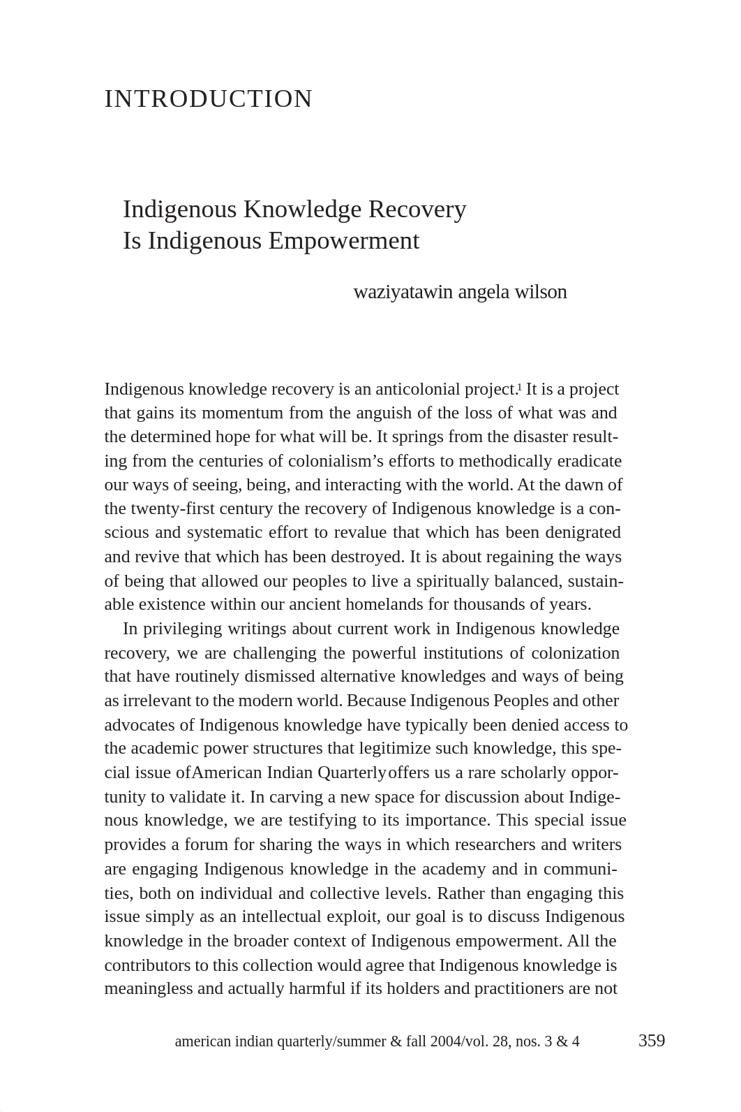 Wilson Indigenous Knowledge Recovery is Indigenous Empowerment.pdf_dfgmryt646o_page1