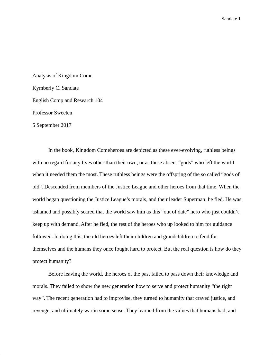 Analytical Analysis of Kingdom Come- English Comp Final Draft.docx_dfgn07sh485_page1