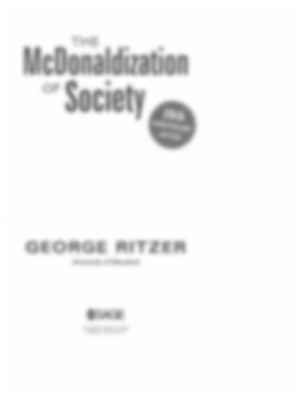 Ritzer. The McDonaldization of Society - Chap 1.pdf_dfhc8yb8hbh_page1