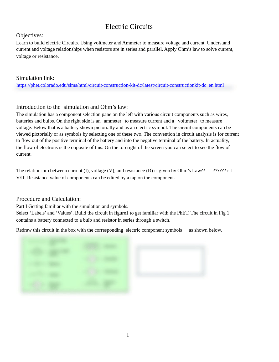 Lab 9 - Electric Circuits - Ohms Law.pdf_dfhcduudnwj_page1