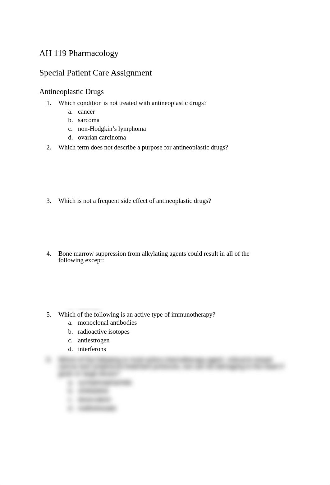 AH 119 Pharmacology Special Patient Care Assignment-1.docx_dfheuqk7mqr_page1