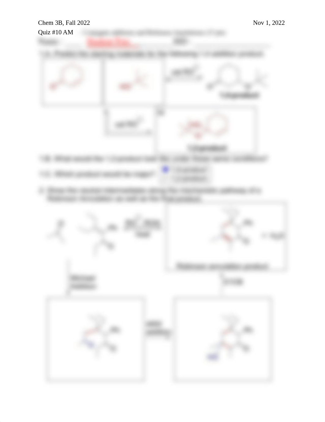 Quiz 10 - AM (Chem 3B - Fall 2022) - Key.pdf_dfhgmi4ej1o_page1