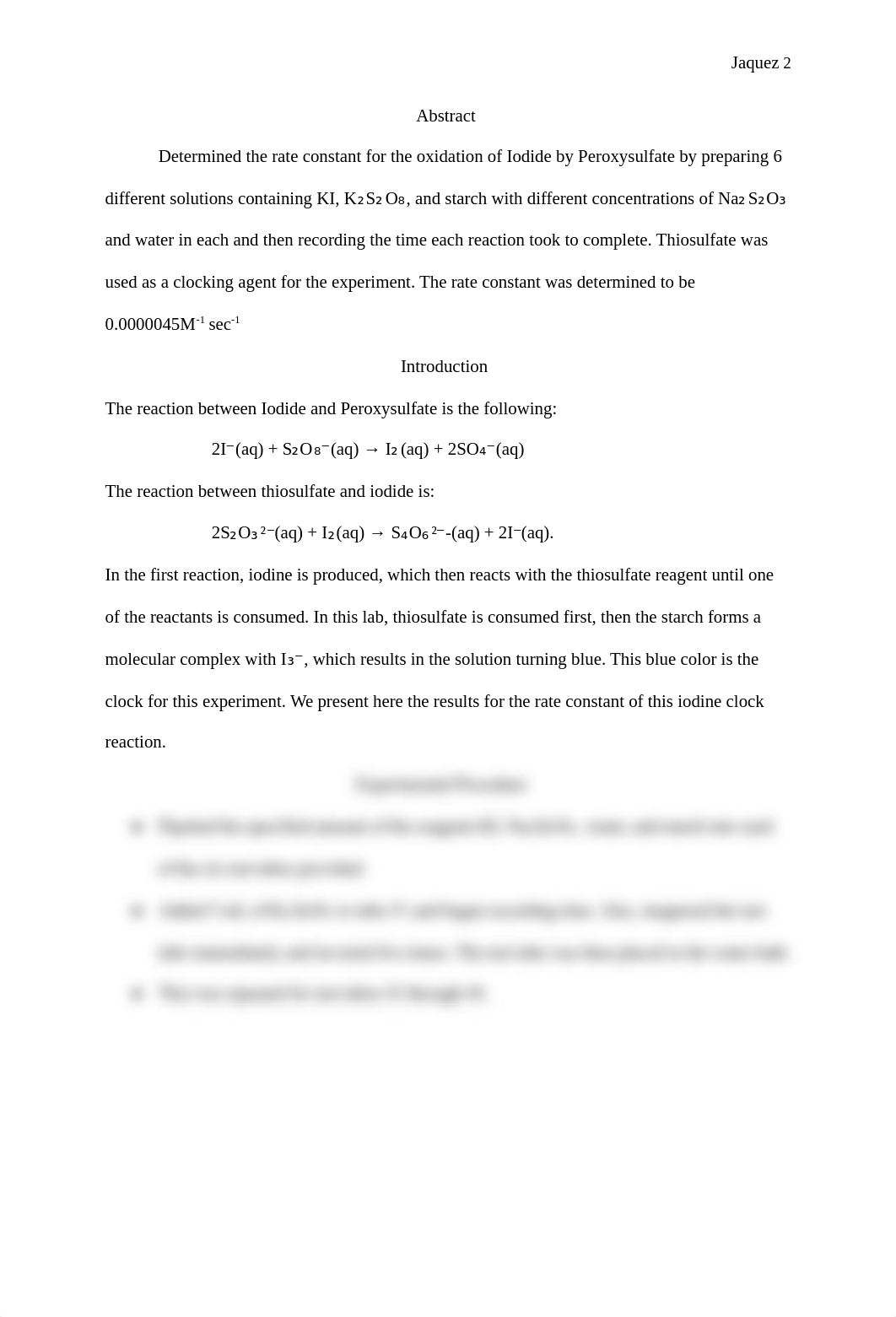 Determination of the Rate Constant for the Oxidation of Iodide by Peroxysulfate.pdf_dfhtj4hp0e7_page2