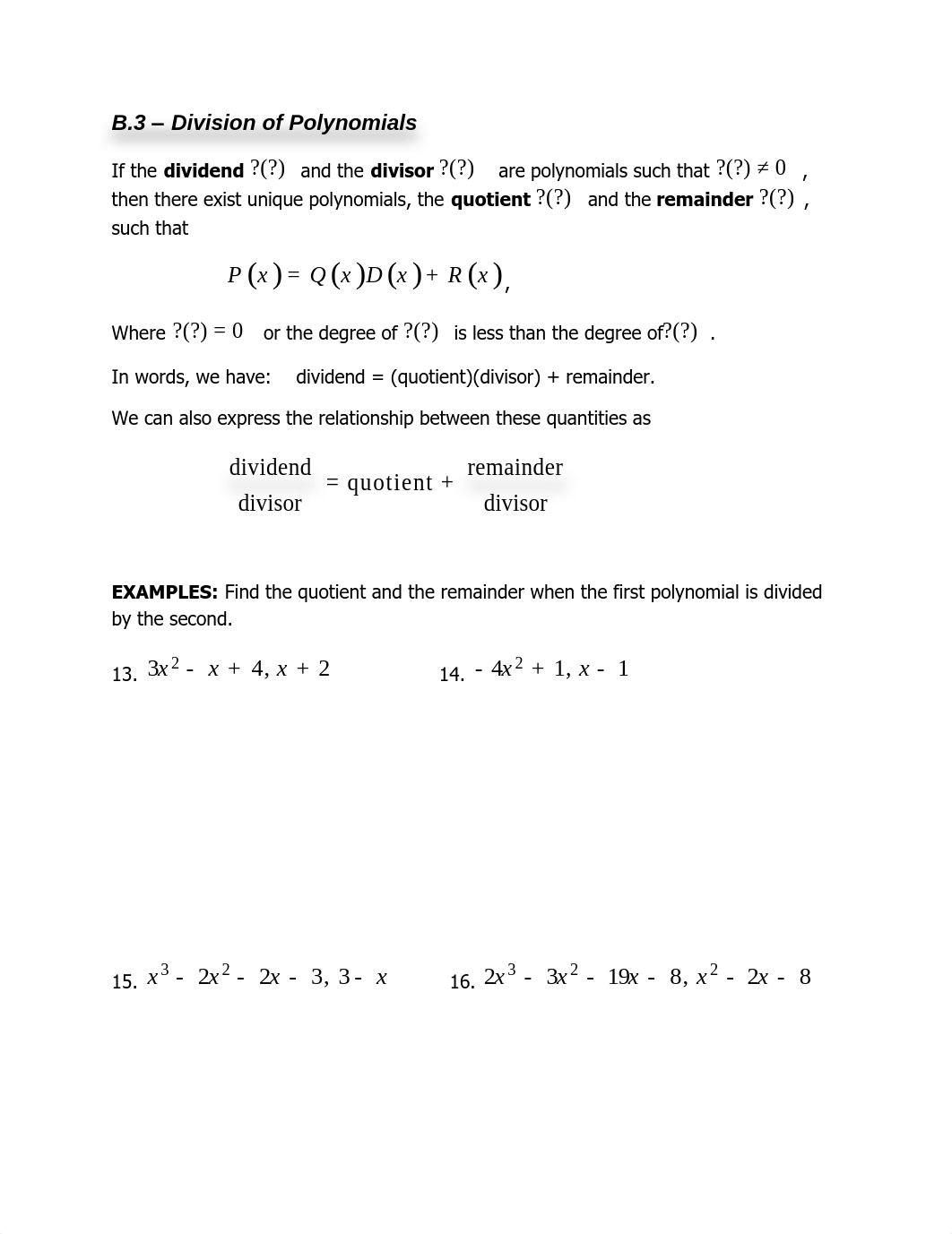 Section 3.2_B.3 - Division of Polynomials. Zeros of Polynomial Functions (2).pdf_dfhtnenmzsy_page1