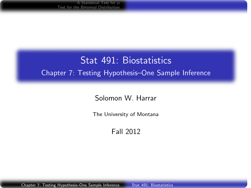 Stat 491 Chapter 7--Hypothesis Testing--One Sample Inference_dfhu6d5g7mk_page1