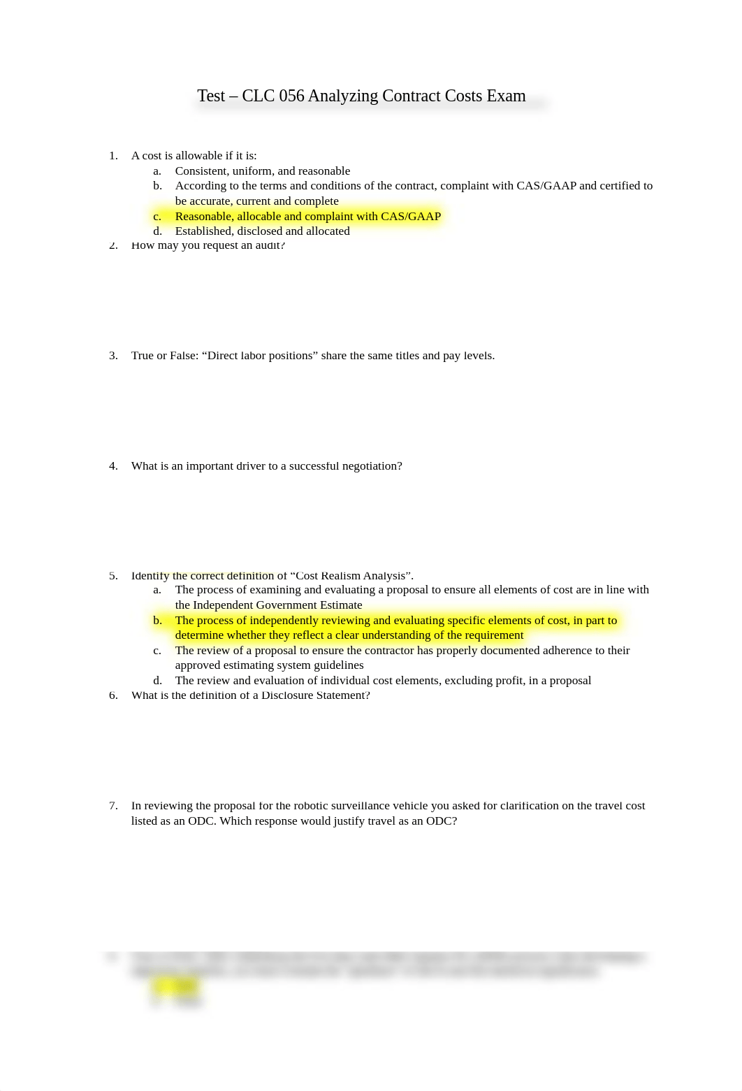 Test - CLC 056 Analyzing Contract Costs Exam.docx_dfhw5cioavb_page1