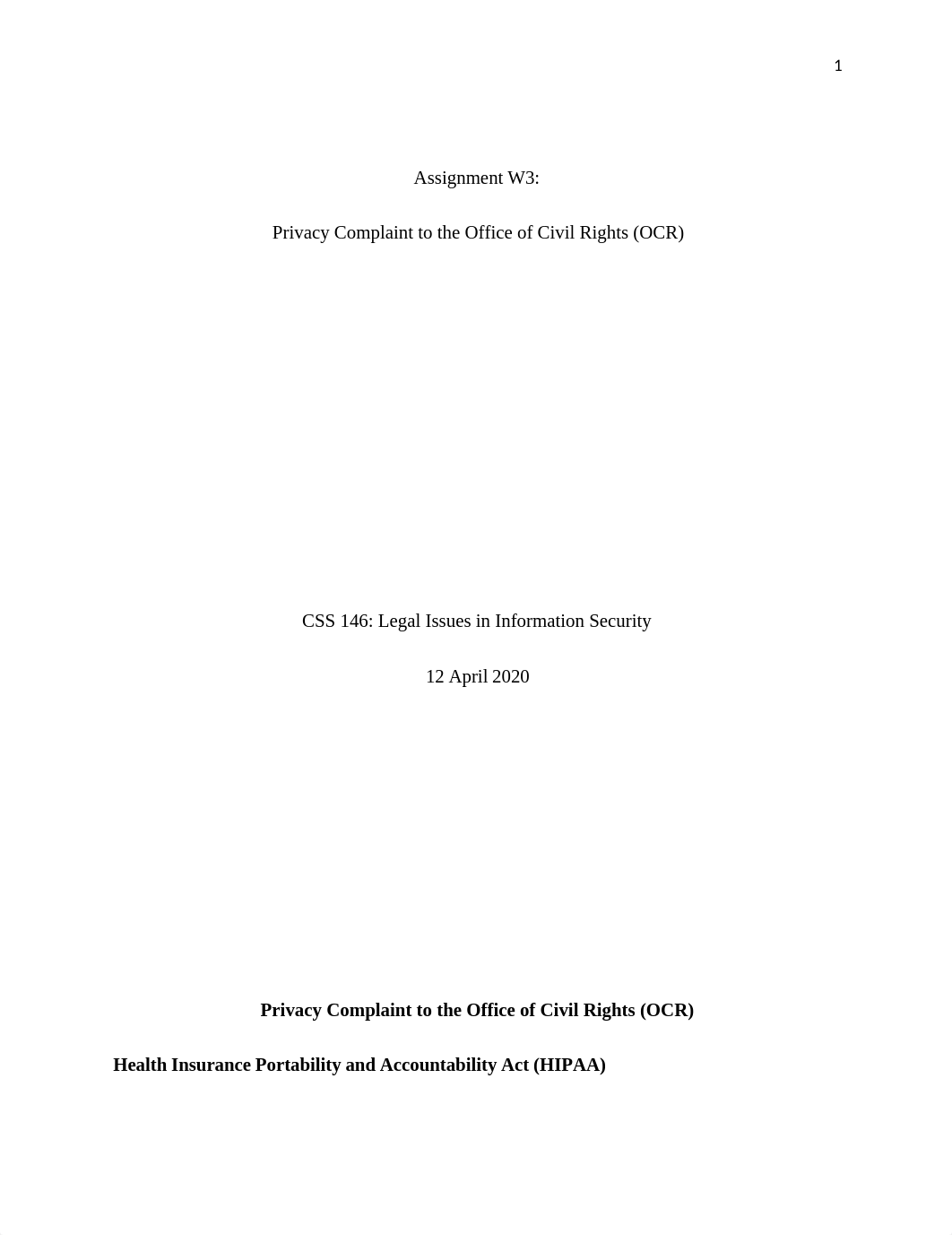 dolivas W3 - Privacy Complaint to the Office of Civil Rights (OCR).docx_dfhxb1kxewn_page1