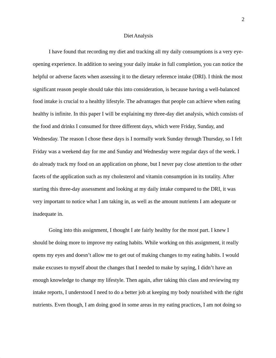 BIO 124 Diet Analysis Paper.docx_dfhy9pakj0v_page2