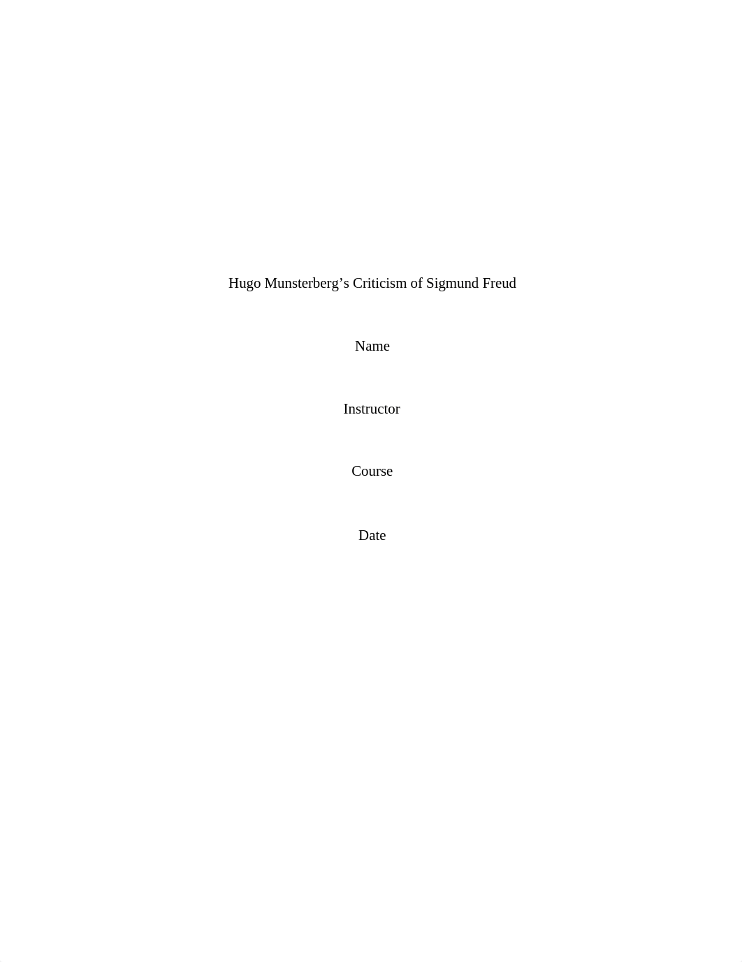 SE 669_Question 2_Hugo Musterberg's Criticism of Sigmund Freud.docx_dfi711gu36y_page1