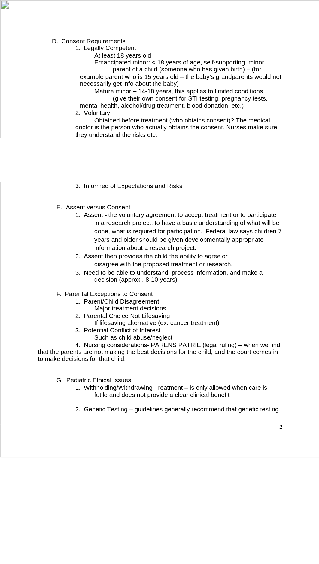 Introduction to Pediatric Nursing Outline 2016-2017.docx_dfi78qdnjul_page2