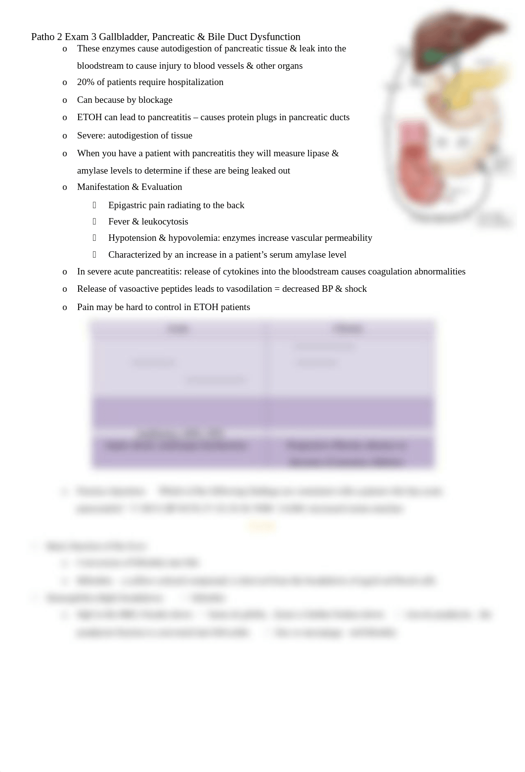 Patho 2 Exam 3 Liver, Pancreas, Gall bladder .docx_dfid85o24d6_page2