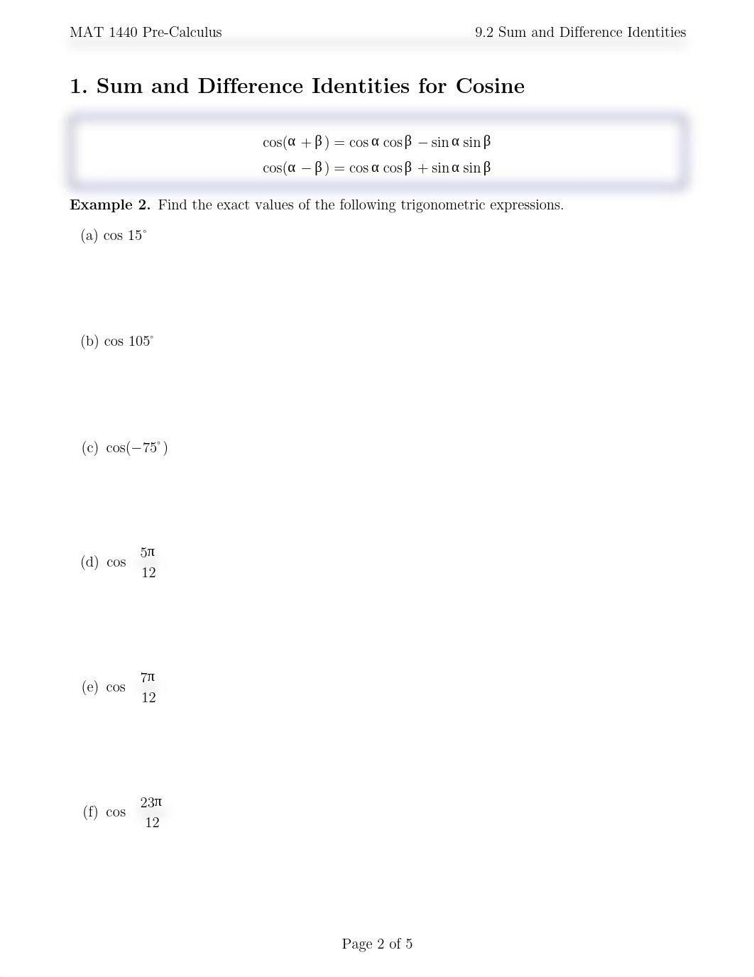 Lecture Notes 9.2 Sum and Difference Identities.pdf_dfifxb6xfo7_page2