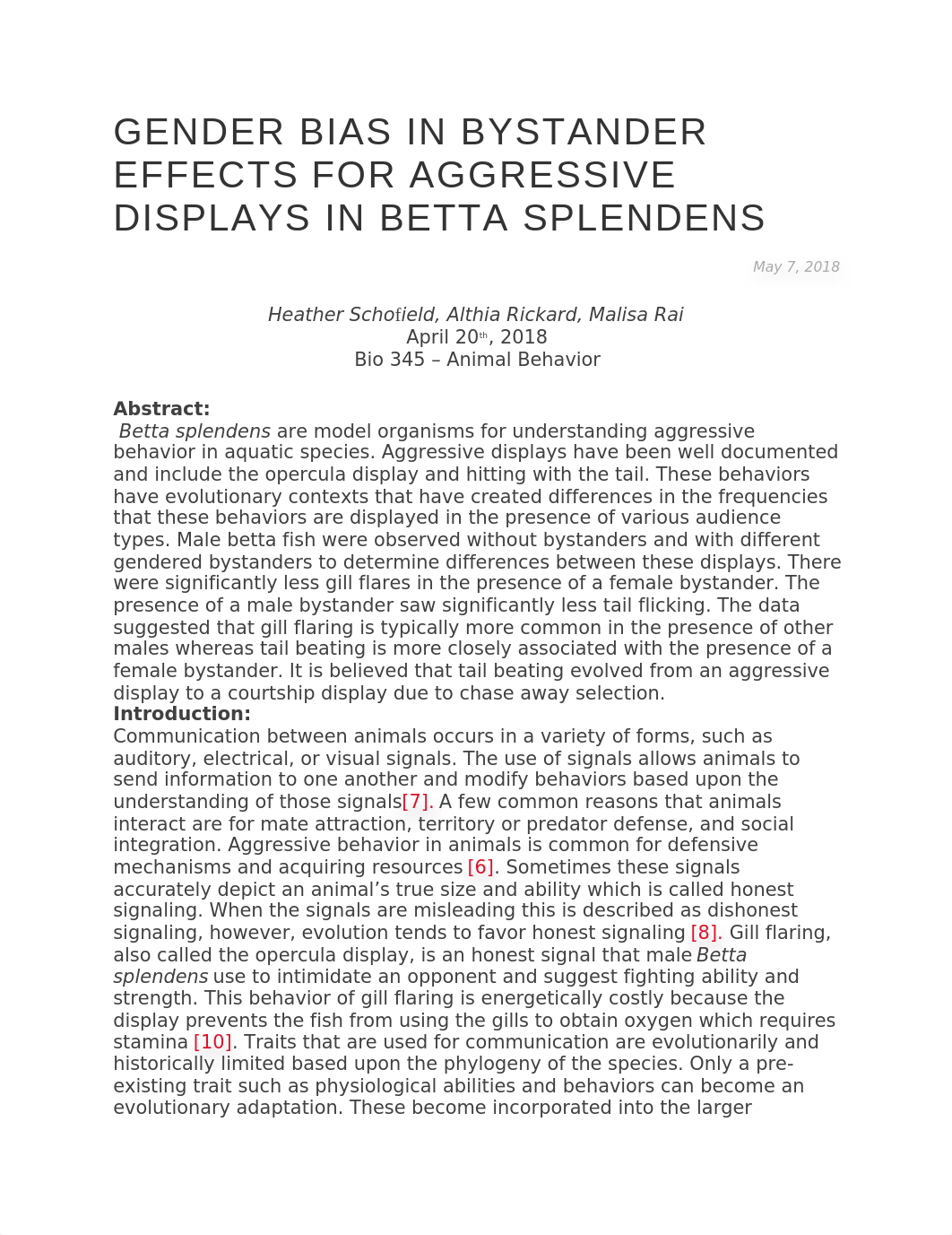 GENDER BIAS IN BYSTANDER EFFECTS FOR AGGRESSIVE DISPLAYS IN BETTA SPLENDENS.docx_dfigm3ajp1v_page1