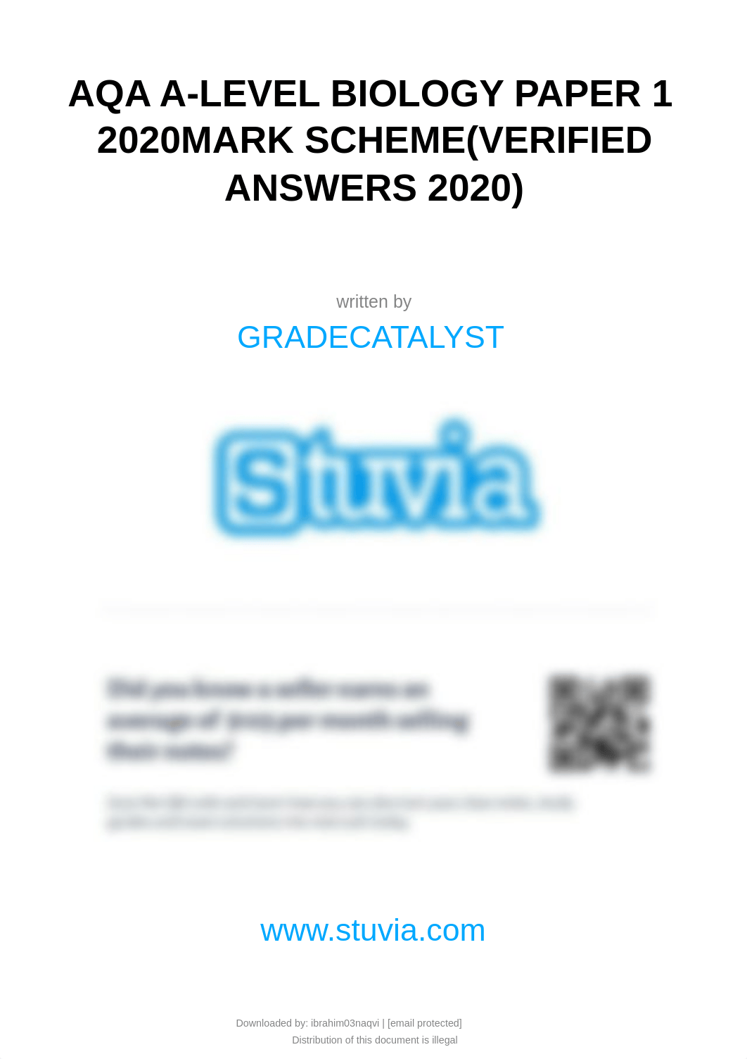 Stuvia-1444437-aqa-a-level-biology-paper-1-2020mark-schemeverified-answers-2020.pdf_dfikzy0xjjn_page1