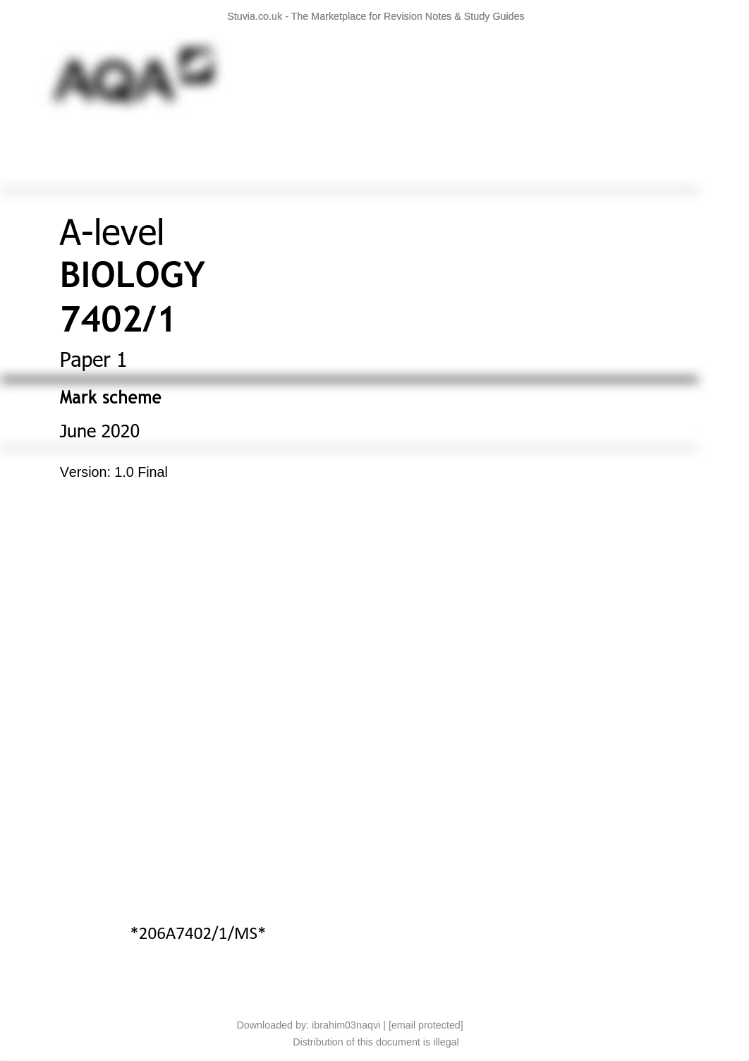 Stuvia-1444437-aqa-a-level-biology-paper-1-2020mark-schemeverified-answers-2020.pdf_dfikzy0xjjn_page3