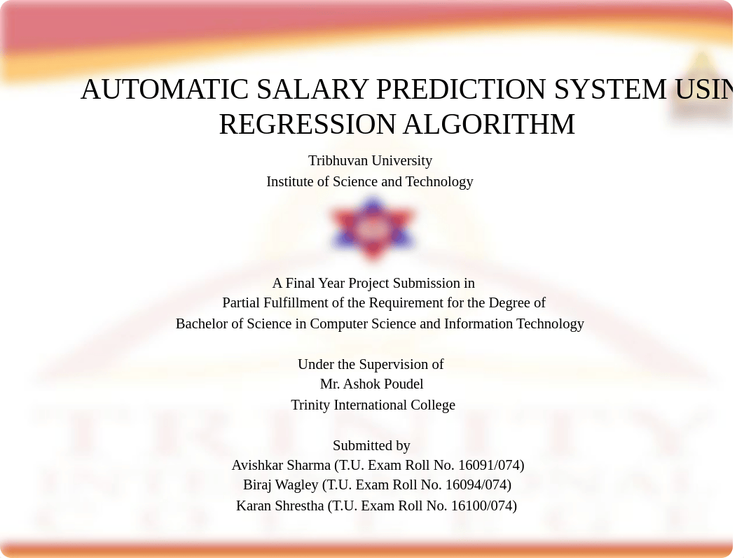 Automated Salary Prediction System using Regression Algorithm_1648128709.pptx_dfim1r2yyia_page1