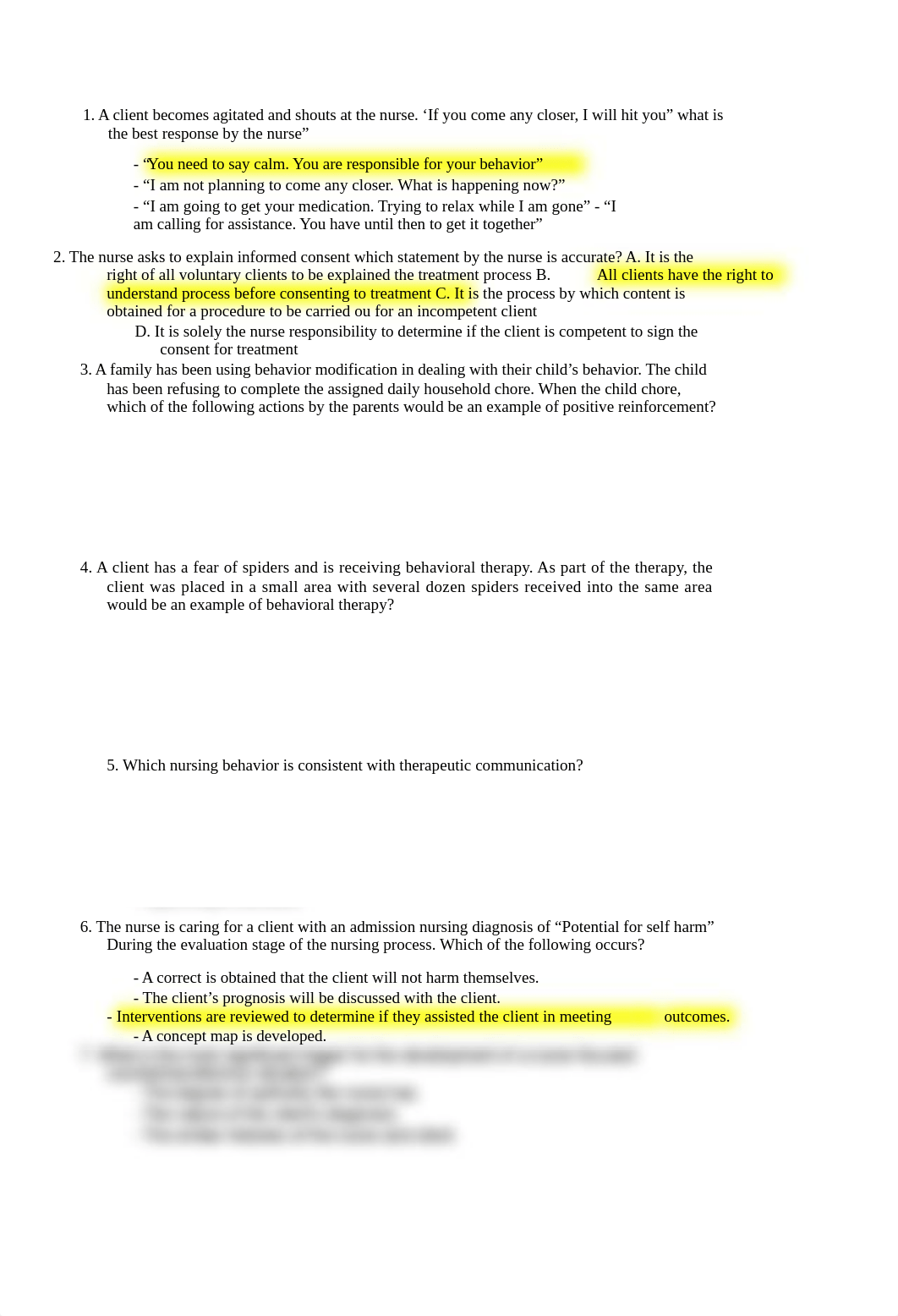 AutoRecovery save of Mental Health EXAM 1 Correction.asd_dfinp6j796i_page1