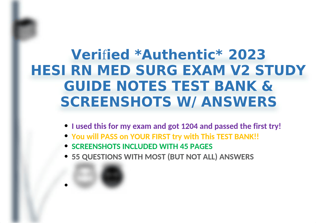 updated 2023 HESI MED SURG V2 TEST BANK STUDY GUIDE NOTES RN.docx_dfip0b88lxw_page1