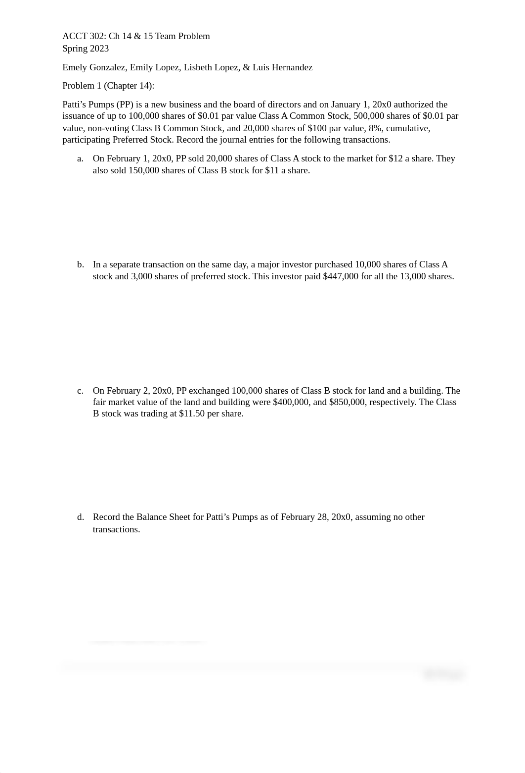 ACCT 302 - Ch 15 16 Team Problem - Spring 2023.docx_dfiqghjlzoo_page1