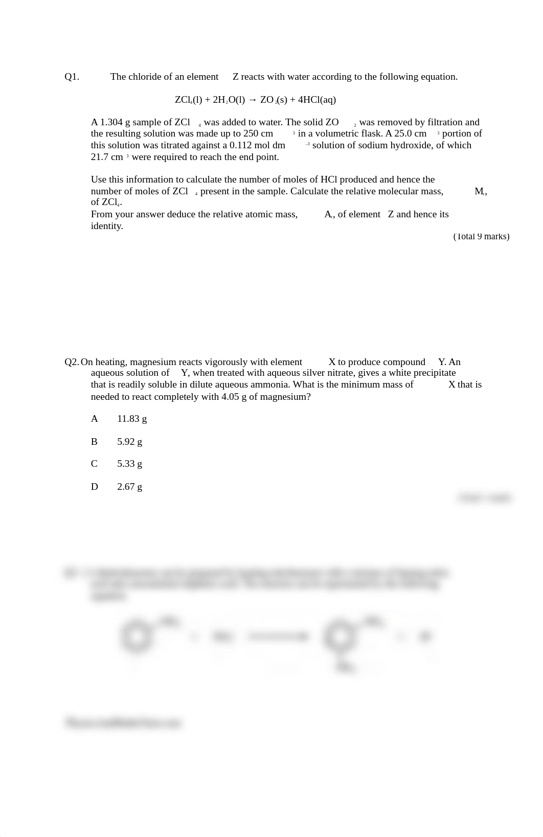 Balanced Equations & Associated Calc's 16 QP.pdf_dfjcqyzcg03_page1