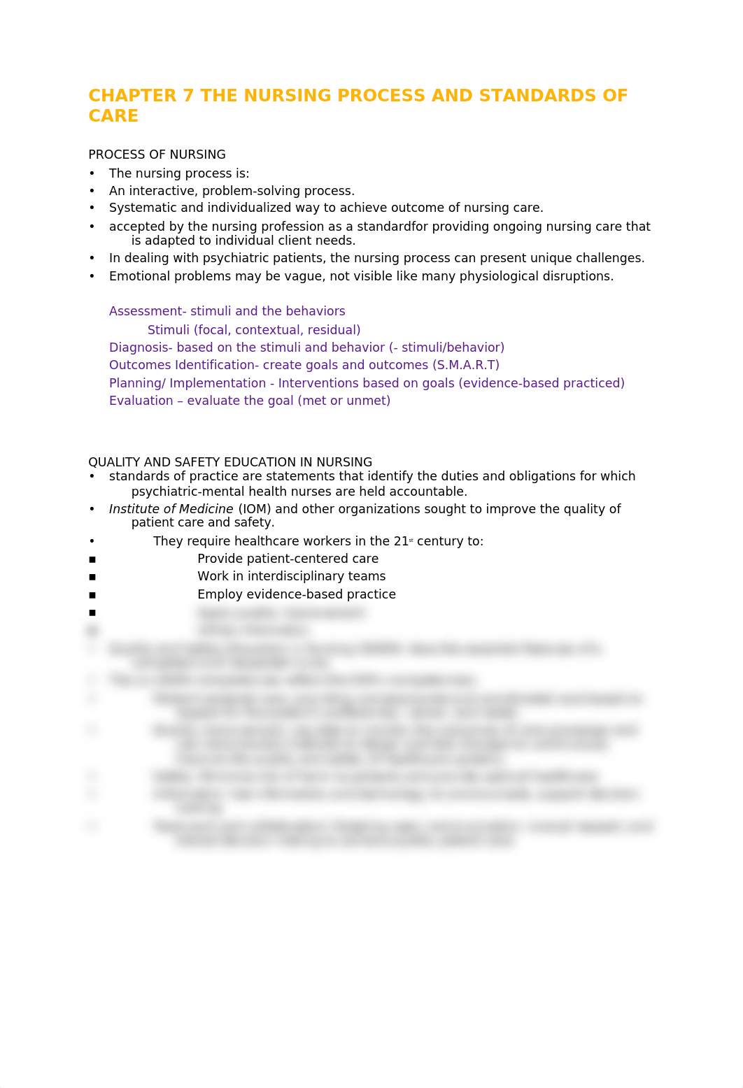 CHAPTER 7 THE NURSING PROCESS AND STANDARDS OF CARE.docx_dfje1azztud_page1