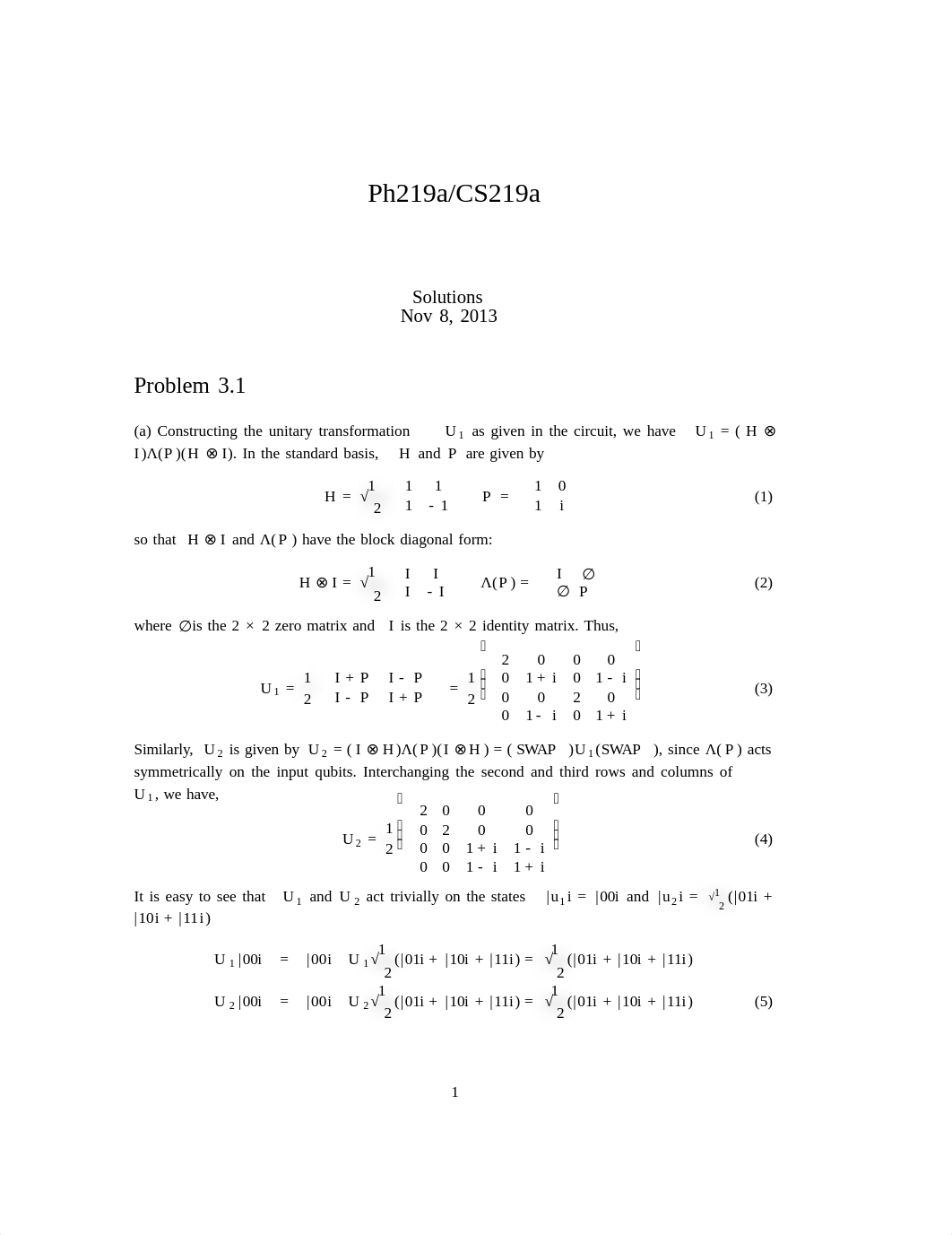 Problem Set Solution (3)_dfjjvj38x5v_page1