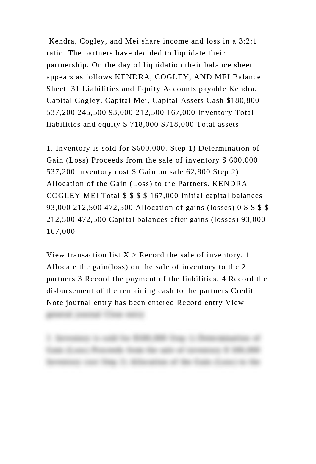 Kendra, Cogley, and Mei share income and loss in a 321 ratio. The p.docx_dfjpbr3zsyd_page2
