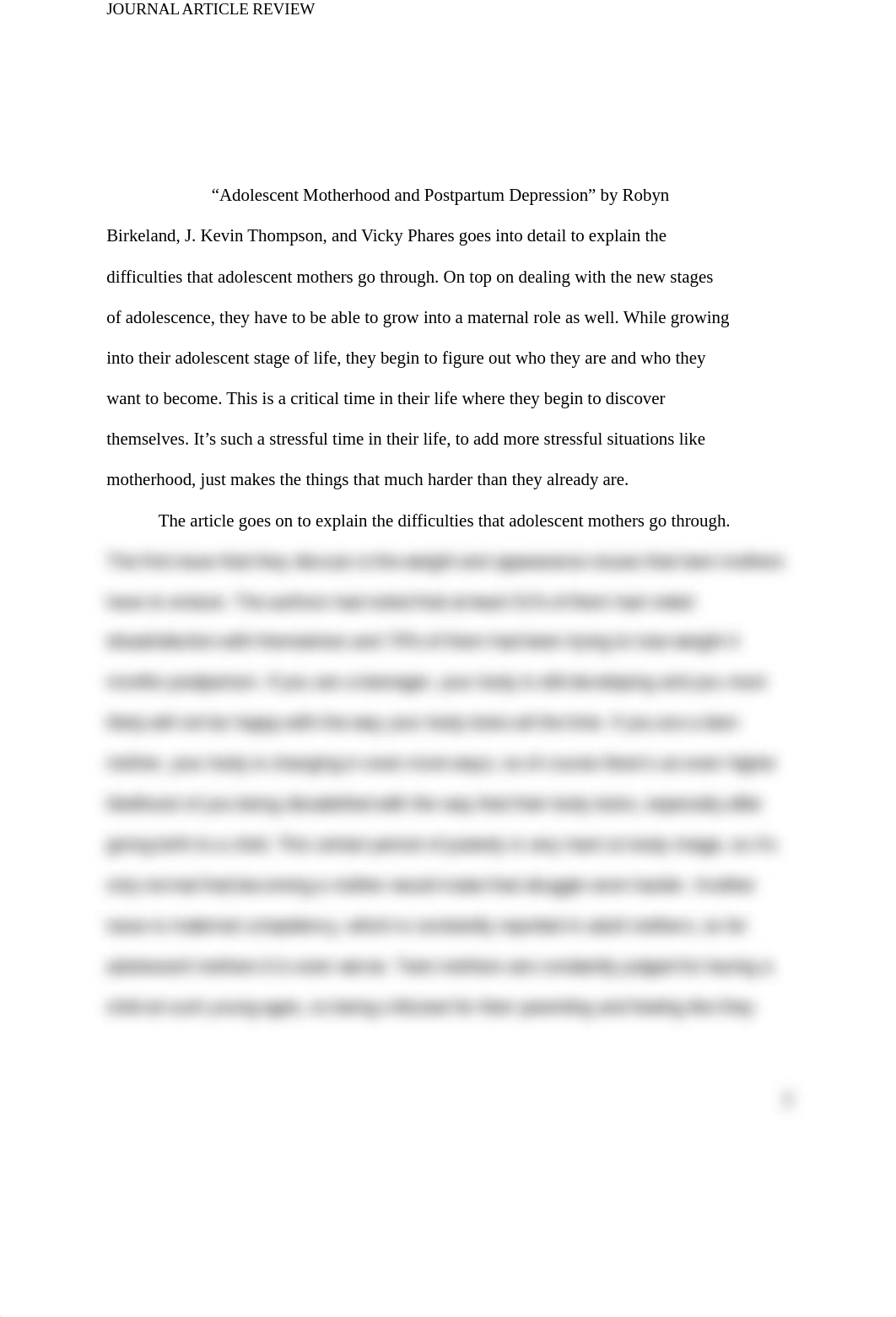 Journal Article Review_ Adolescent Motherhood and Postpartum Depression.docx_dfju2cwl07t_page2