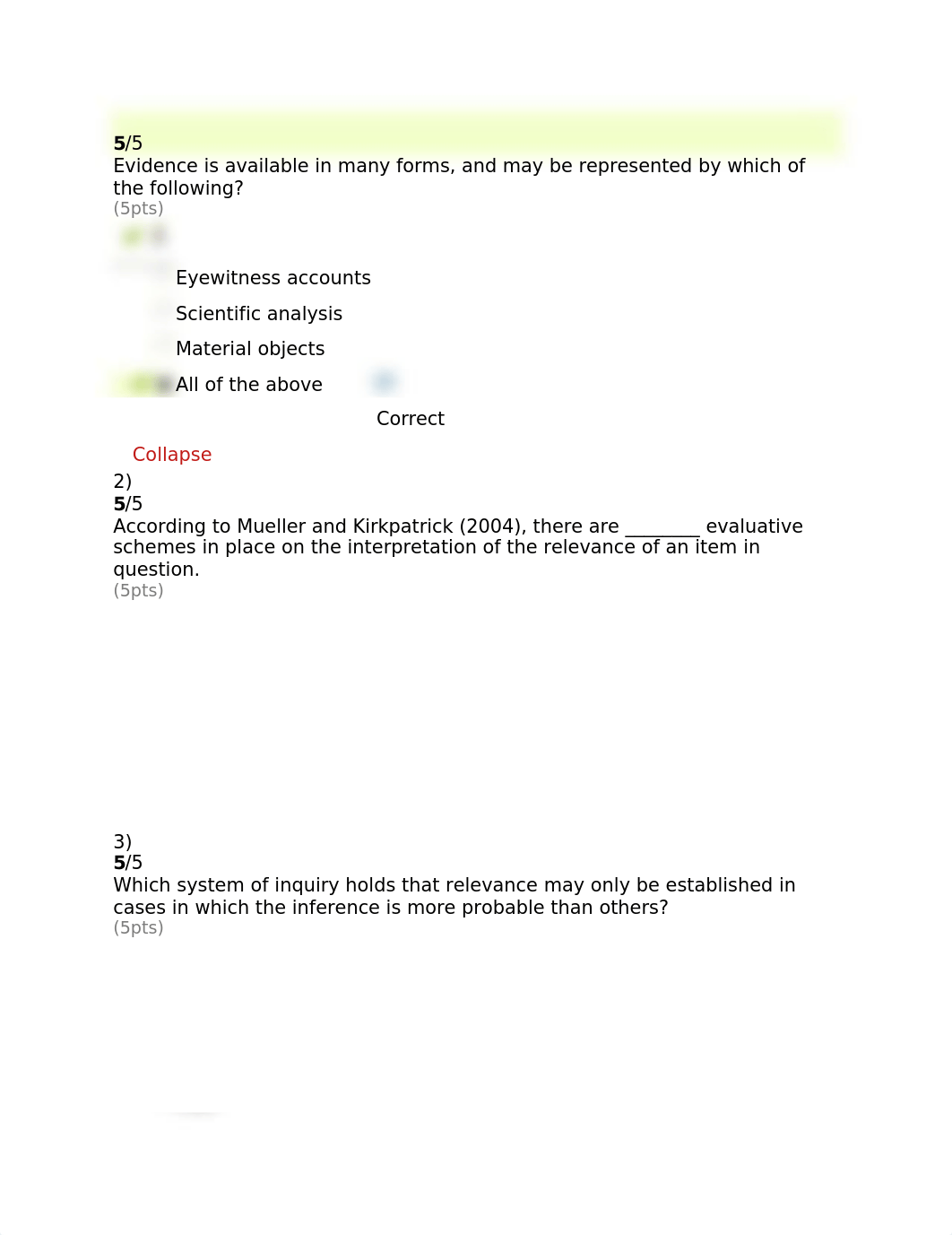 CRJ 1500 AAW1 - Criminal Evidence Chapter 3_dfjwh042qst_page1