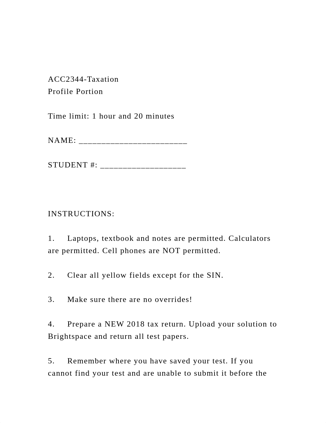 ACC2344-Taxation Profile PortionTime limit 1 hour and 20 .docx_dfjxjlq8m32_page2