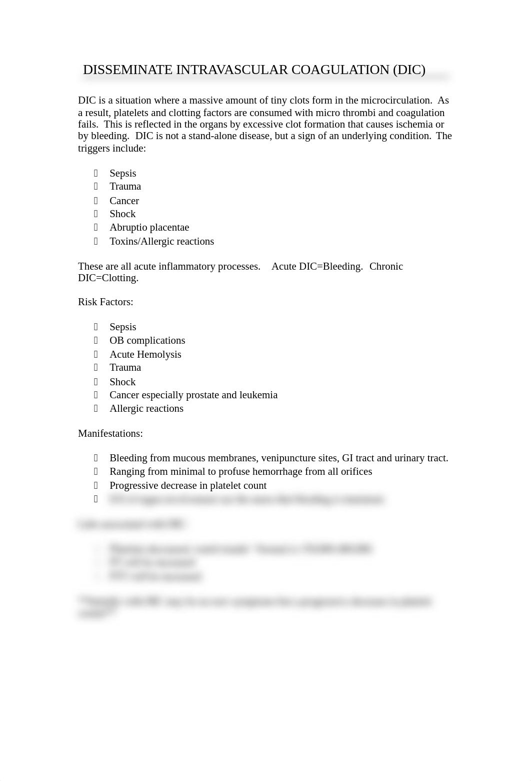 DISSEMINATE INTRAVASCULAR COAGULATION.doc_dfk3w33criz_page1