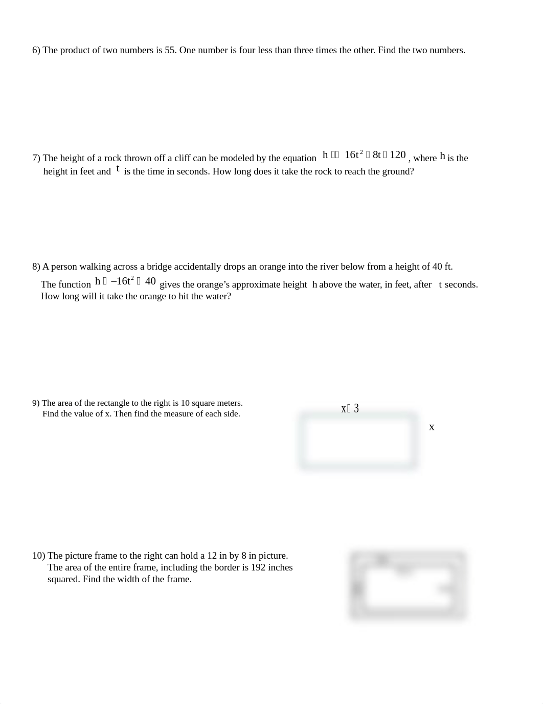 9.2 Quadratic Factoring Story Problems HW.docx_dfkj9gwg1pq_page2