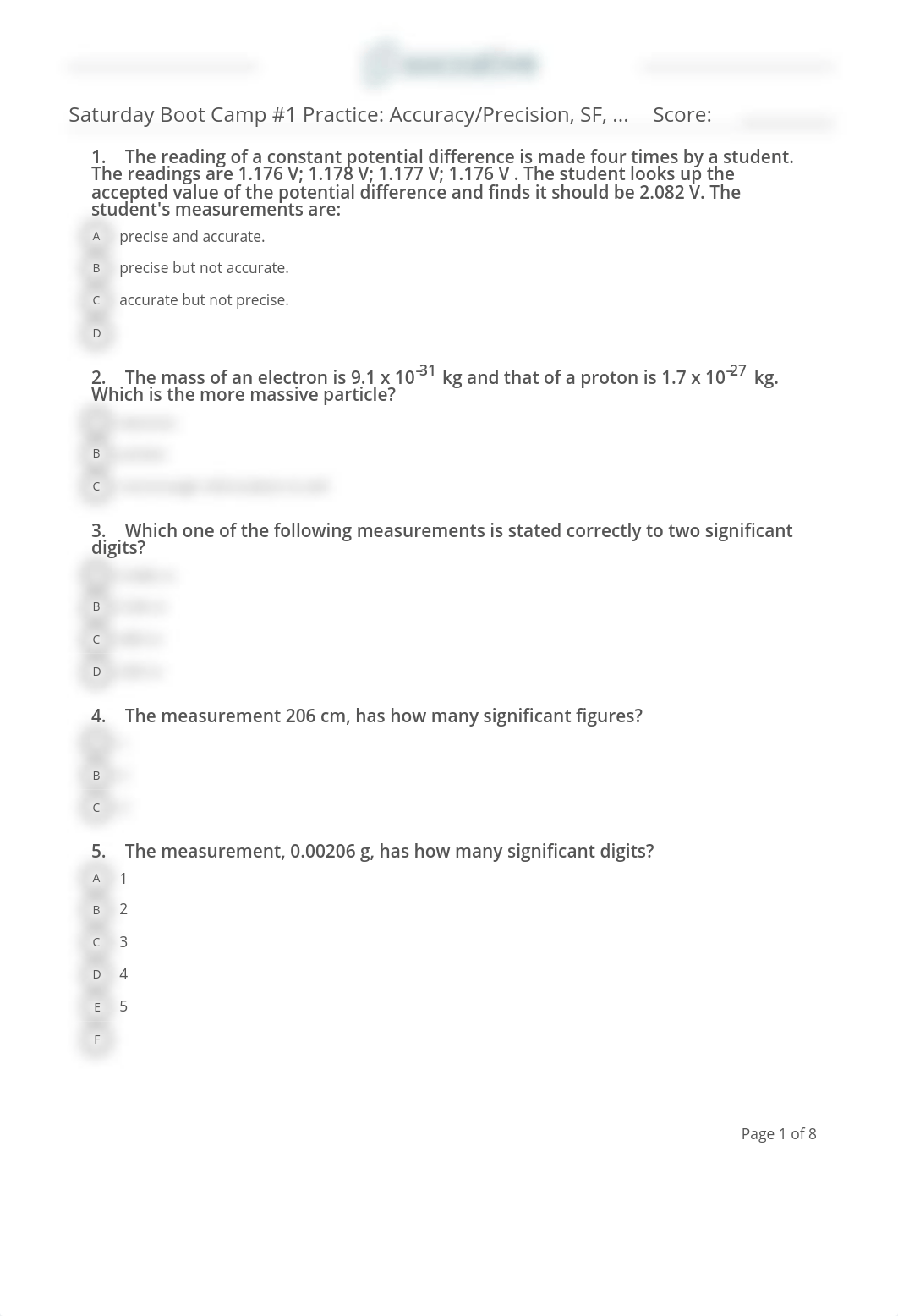 Quiz_saturdaybootcamp1practiceaccuracyprecisionsfscinotroundingsfconversion (1).pdf_dfl4uyi4x4x_page1