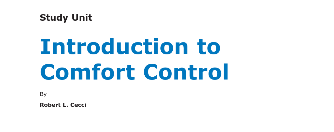 Study Unit Introduction to Comfort Control_dfldqml868v_page1