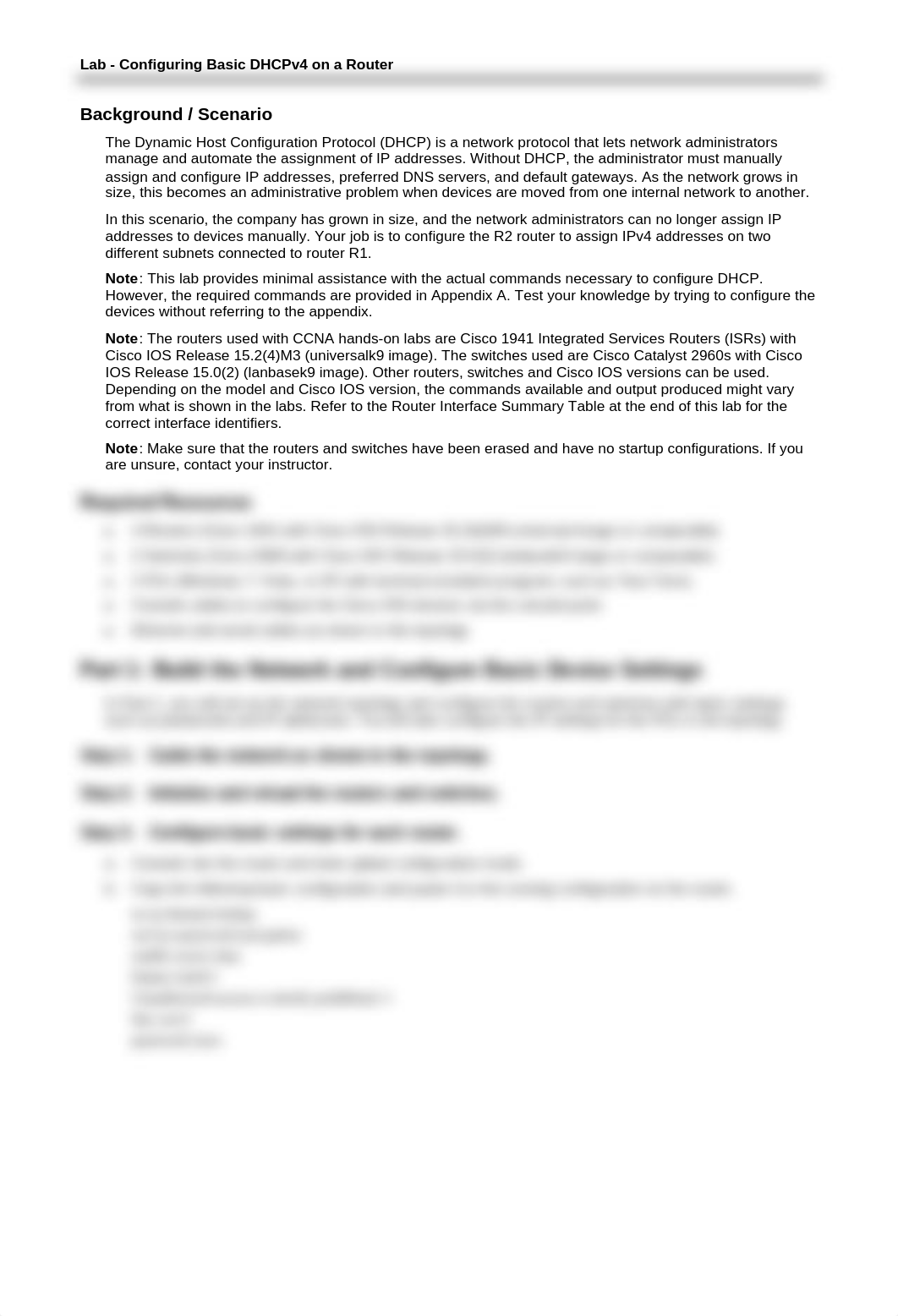 8.1.2.4 Lab - Configuring Basic DHCPv4 on a Router - CTJ.pdf_dfli10vskzl_page2