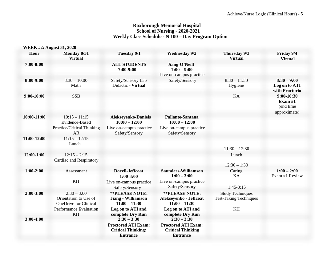 N100Weekly Class Schedule 2020-2021 FINAL 8.7.20 (1).docx_dfljvqkvdj2_page2