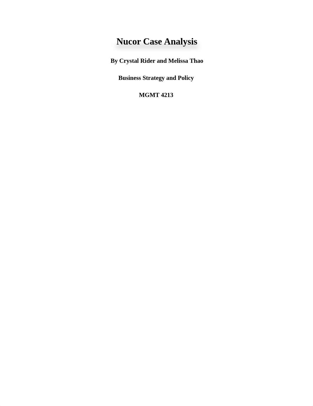 Nucor Case Analysis_dflpcyw48i2_page1