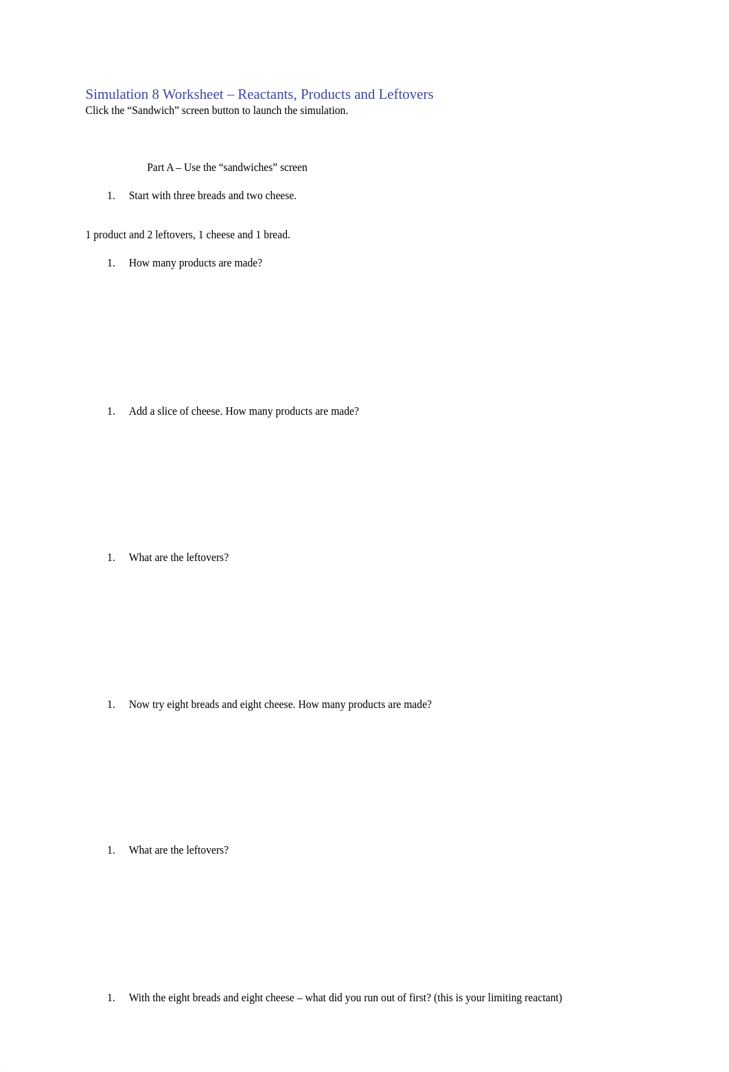 Simulation 8 Worksheet - Reactants, Products and Leftovers.pdf_dflqg6z4ghe_page1