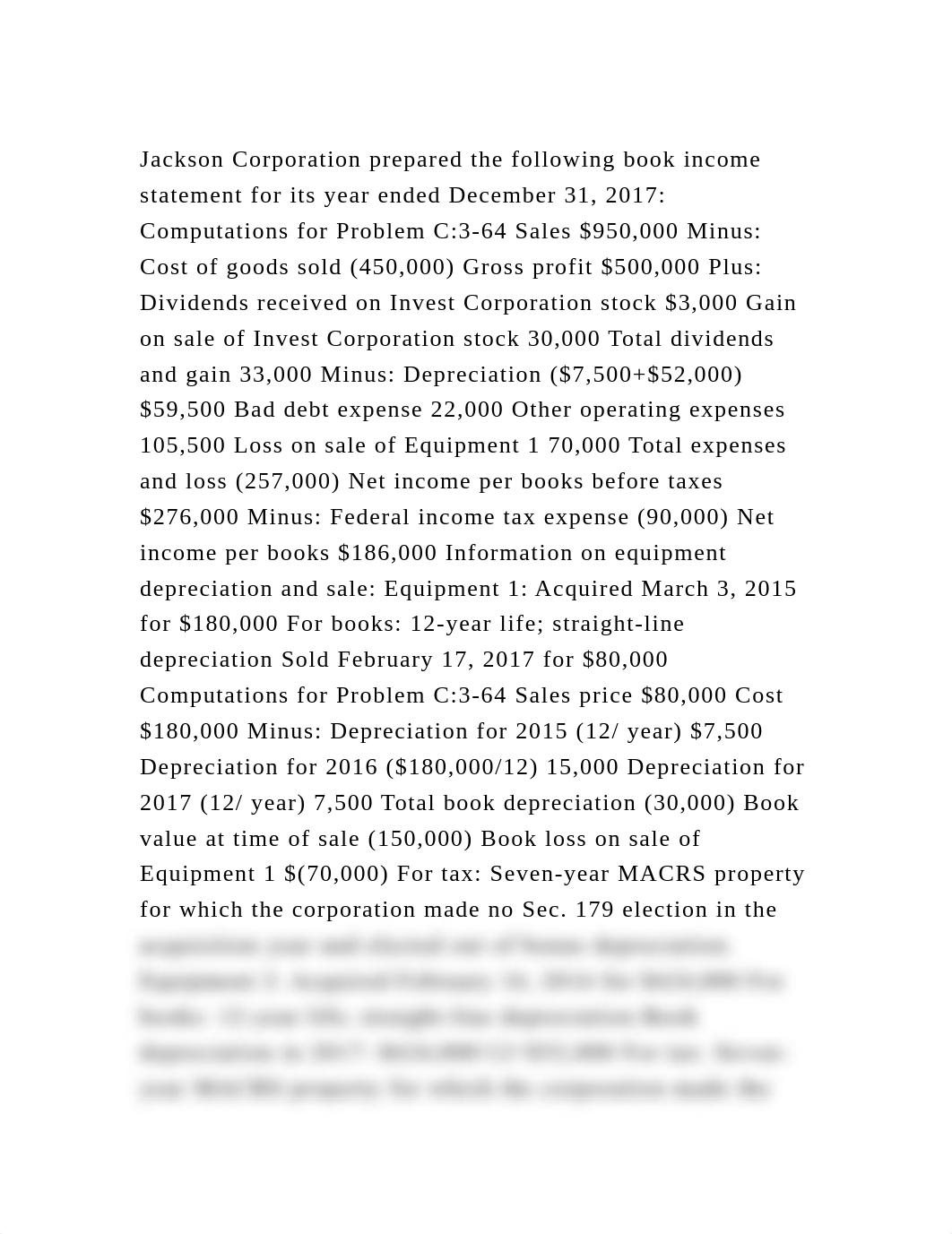 Jackson Corporation prepared the following book income statement for.docx_dflr8uv8efq_page2