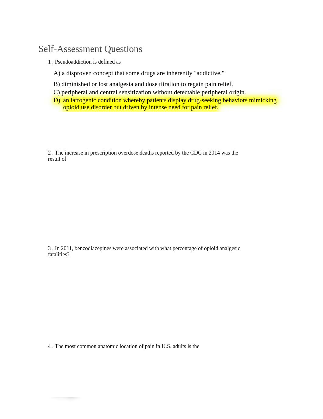 Optimizing Opioid Safety and Efficacy Post-Test Questions.docx_dflyy333h7w_page1